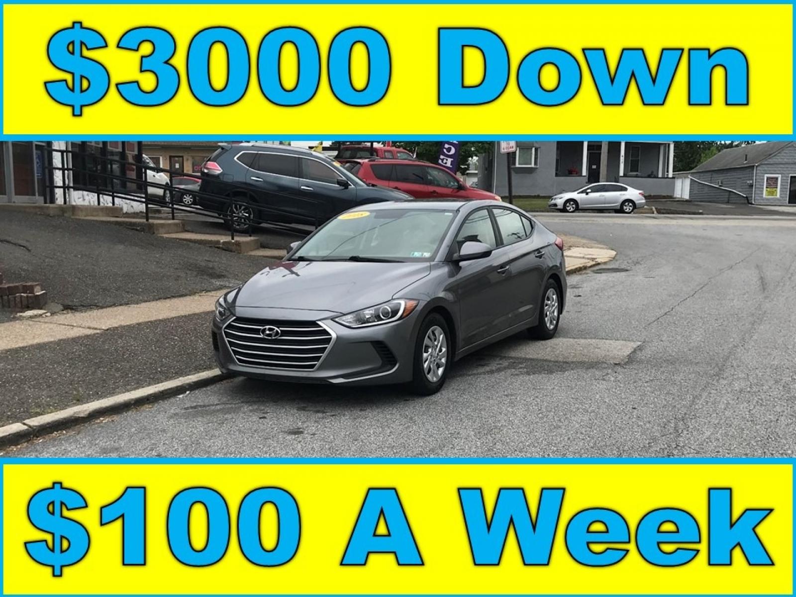 2018 Silver /Gray Hyundai Elantra SE (5NPD74LF3JH) with an 2.0 V4 engine, Automatic transmission, located at 577 Chester Pike, Prospect Park, PA, 19076, (610) 237-1015, 39.886154, -75.302338 - 2018 Hyundai Elantra SE: Great on gas, new PA inspection, SUPER CLEAN, runs LIKE NEW! This vehicle comes inspected and has been given a bumper to bumper safety check. It is very clean, reliable, and well maintained. We offer a unique pay plan that is known for being the easiest and fastest financ - Photo #0